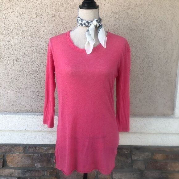 Rag & Bone/JEAN knit Long Sleeve Top Pink - Picture 1 of 8